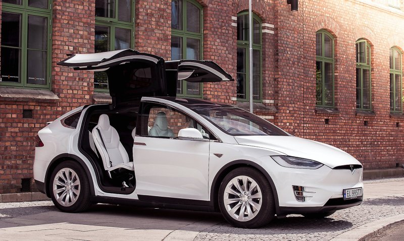 Tesla model x двери