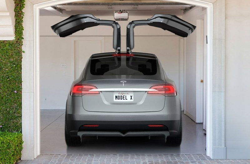Tesla model x багажник