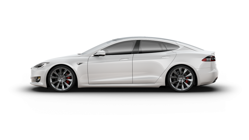Tesla model 3 сбоку