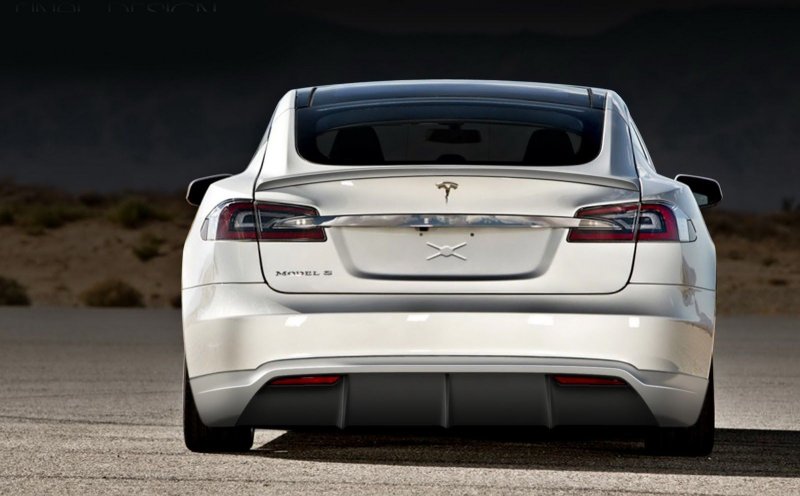 Tesla model s зад