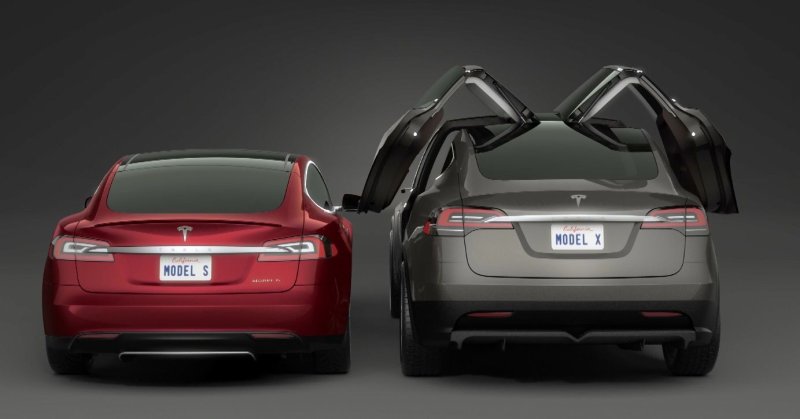 Tesla model 3 model x