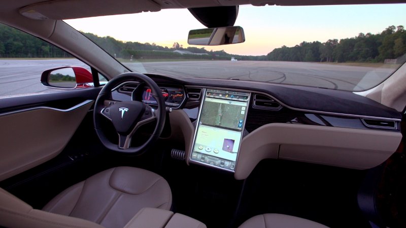 Tesla model s p85 Interior