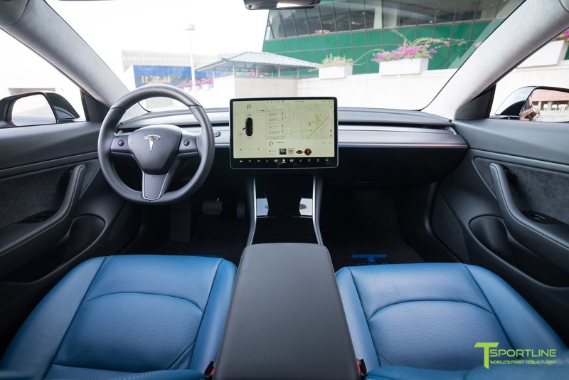Тесла автомобиль модель 3 салон
