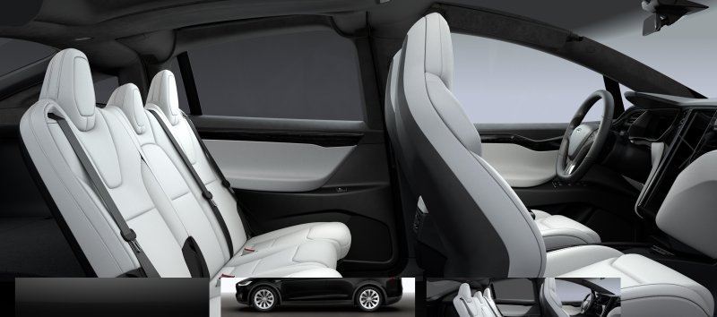 Tesla model s Interior White