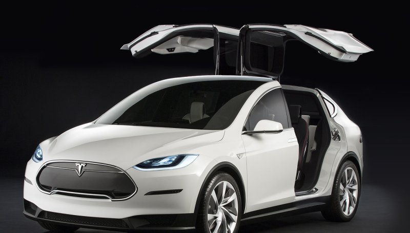 Tesla model x двери