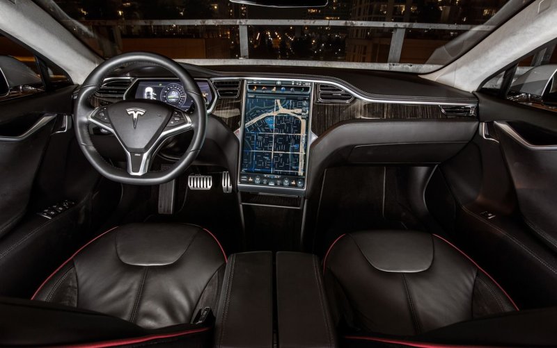 Tesla model s 2015 салон