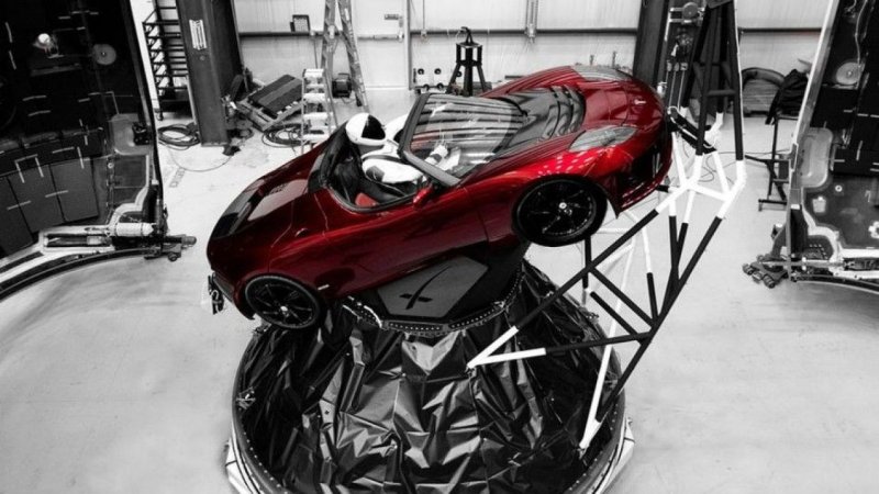 Tesla Roadster Илона маска
