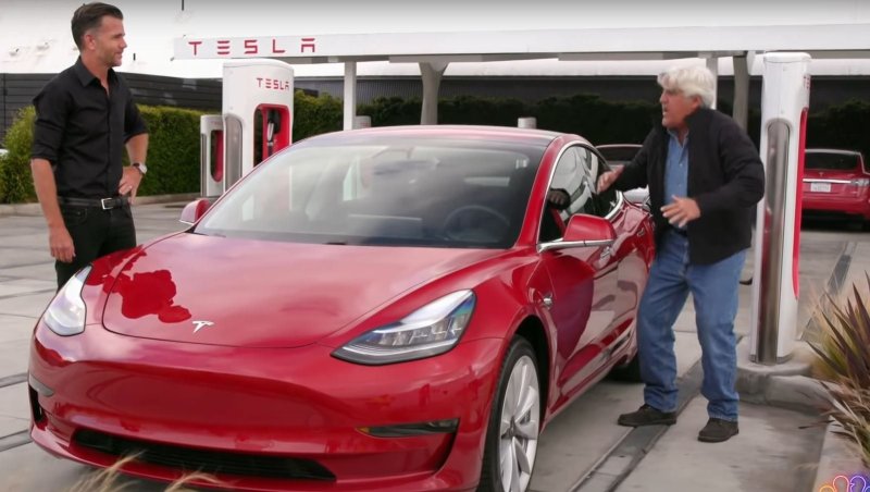 Jay Leno Tesla