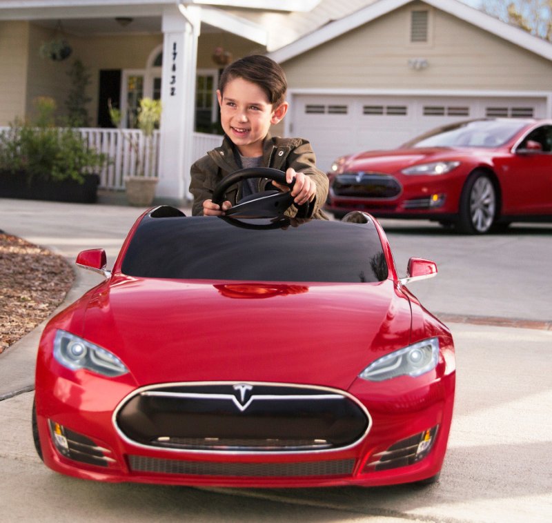 Детский электромобиль Tesla model s