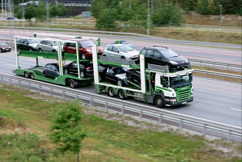 Скания тягач автовоз