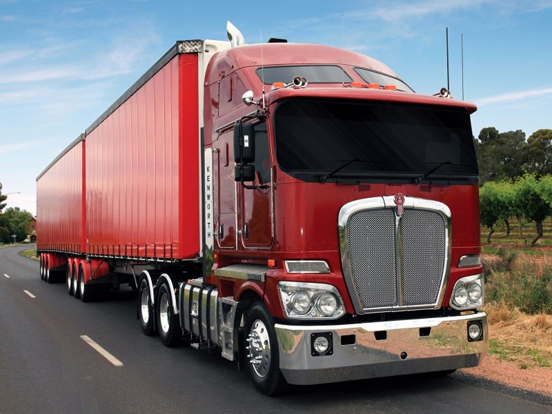 Тягач Kenworth k200 прицеп