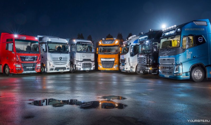 Тягачах марки DAF Euro 6