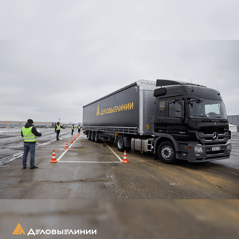 Мерседес Актрос фура Деловые линии