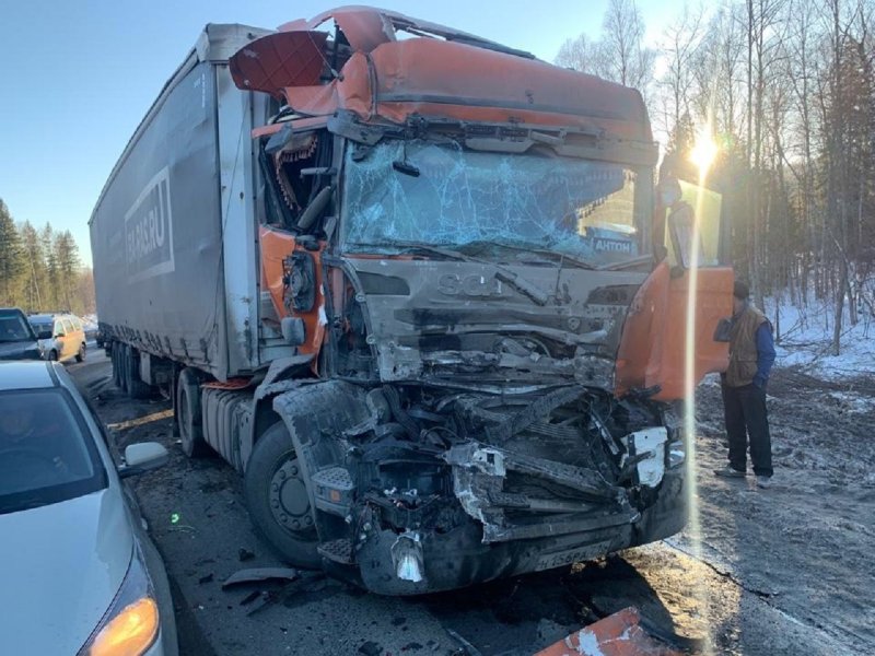 ДТП на трассе м5 в Челябинской области