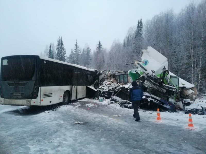 Авария автобус Анжеро-Судженск