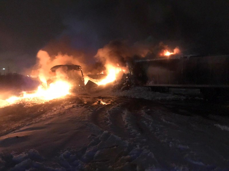ДТП на трассе м7 Нижегородской области