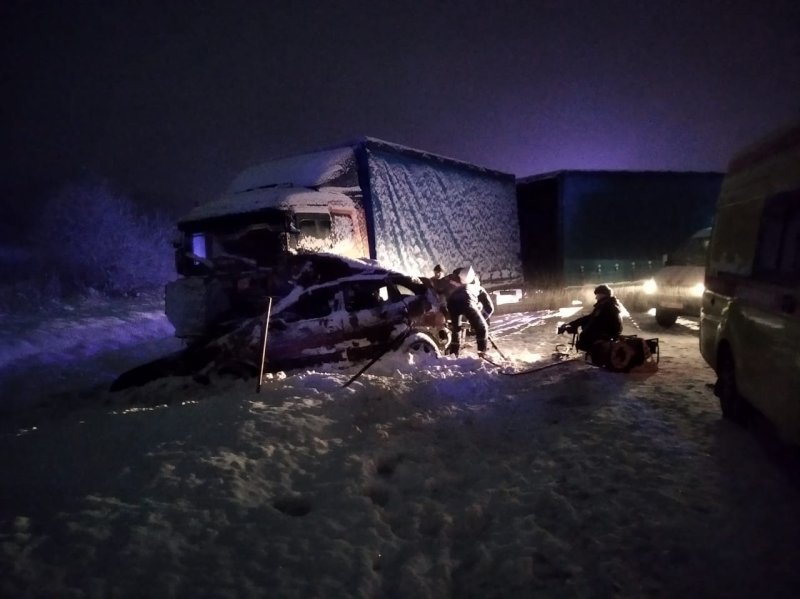 Авария под Новосибирском вчера