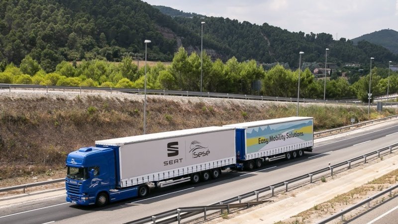 Шведская сцепка автопоезд Scania