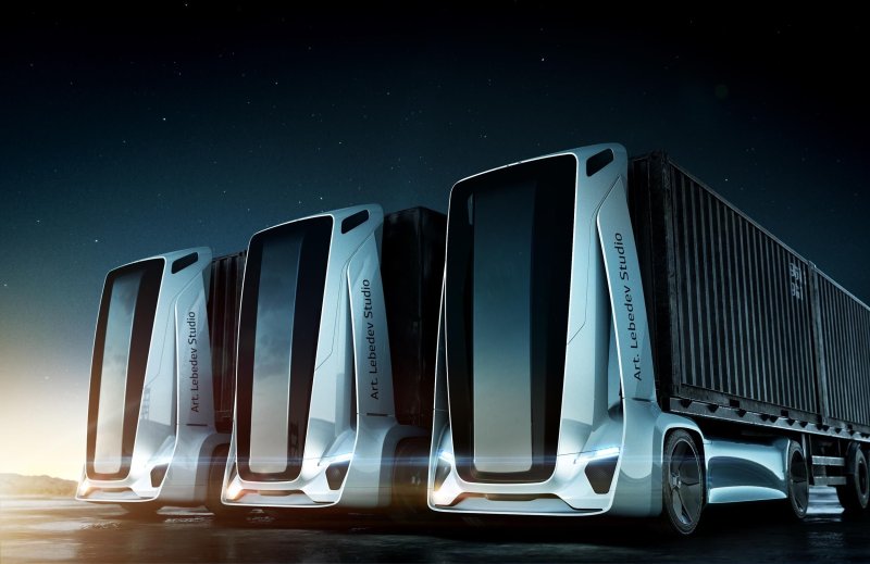Беспилотный грузовик Tesla Semi