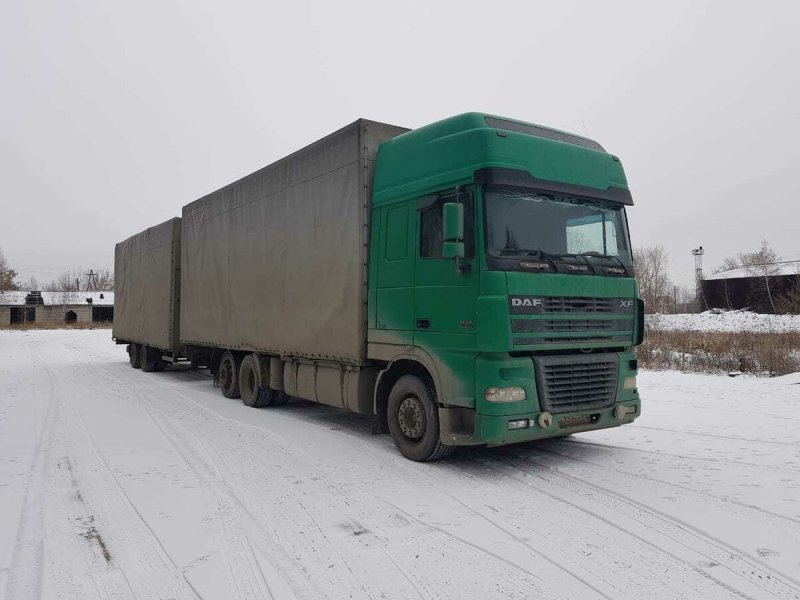 DAF XF 95 зелёный