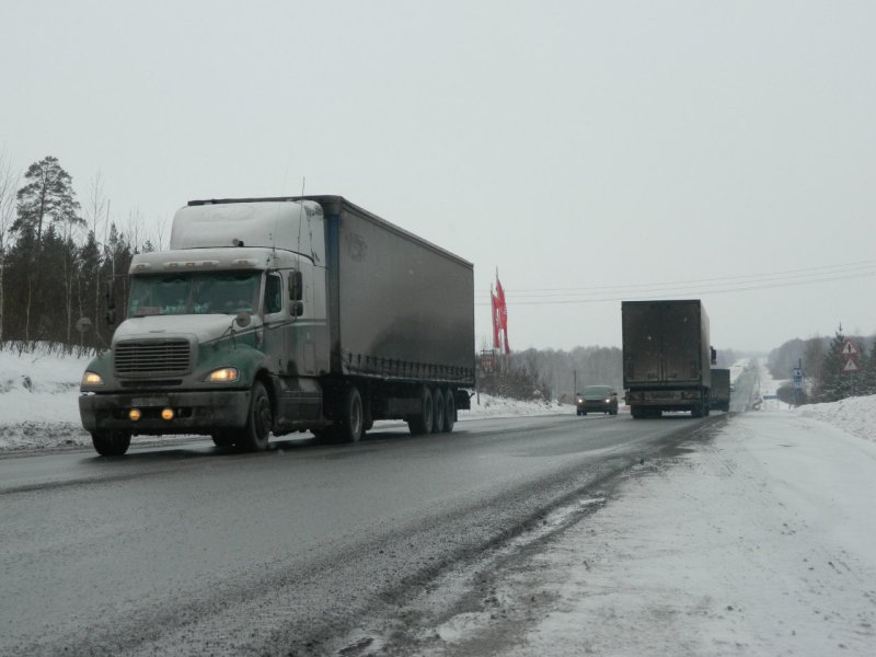 Фуры дальнобойщики России зима