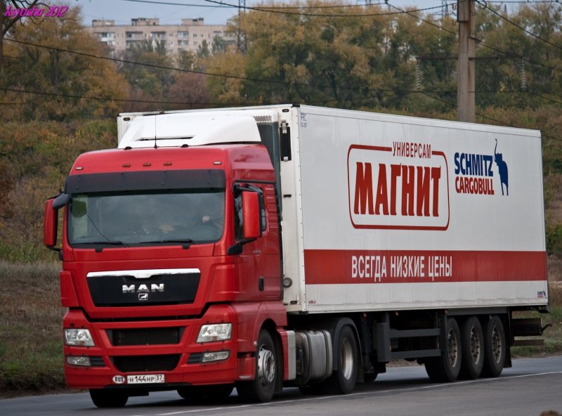 Фура man магнит в975су750
