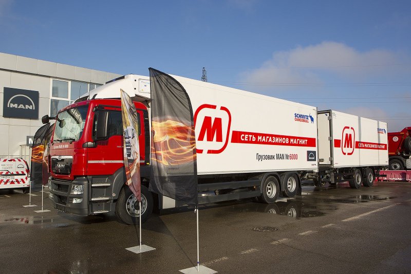 Фура man магнит в975су750