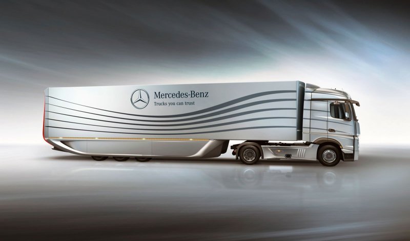 Mercedes-Benz Actros aerodynamic