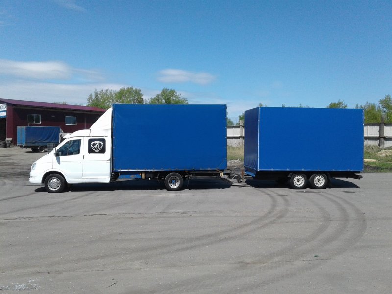 Газель Некст 5 метров с прицепом