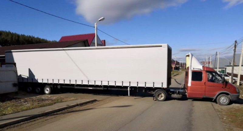 Газель Некст с полуприцепом 12