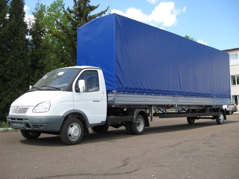 ГАЗ 2409 С полуприцепом