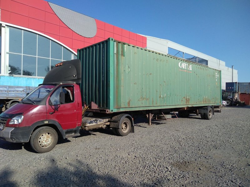 ГАЗ 3310 Валдай с прицепом