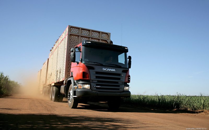 Scania Польша самосвал 420
