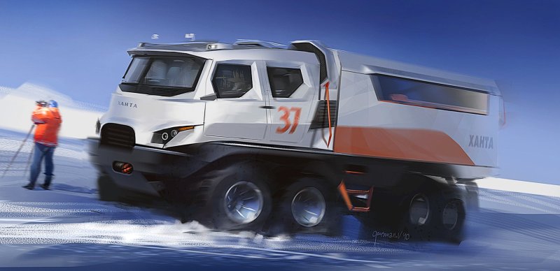 Хант 8х8 тягач