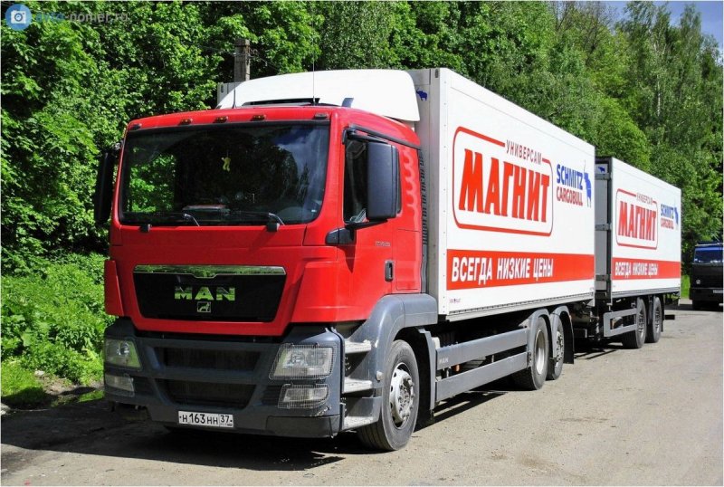 Фура man магнит в975су750