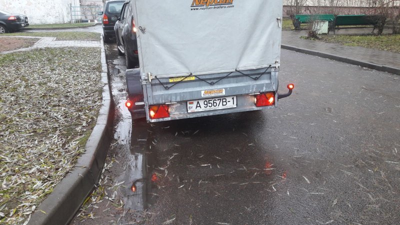 Рожки на легковой прицеп