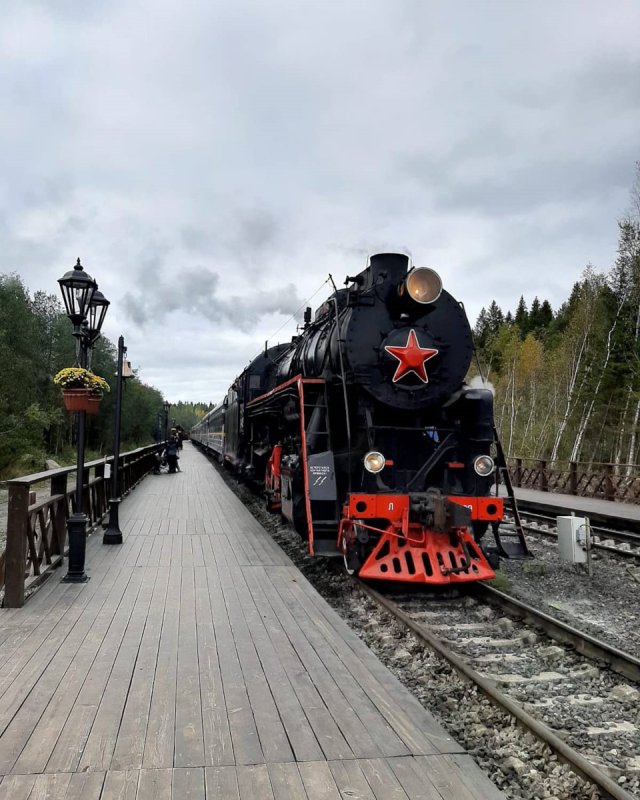 Паровоз Сортавала Рускеала