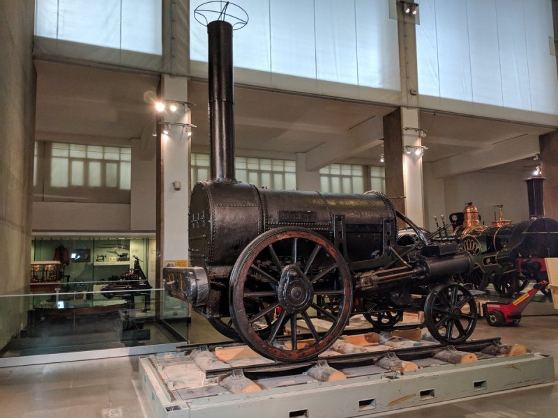 Локомотив Дж. Стефенсона 1814 музей науки