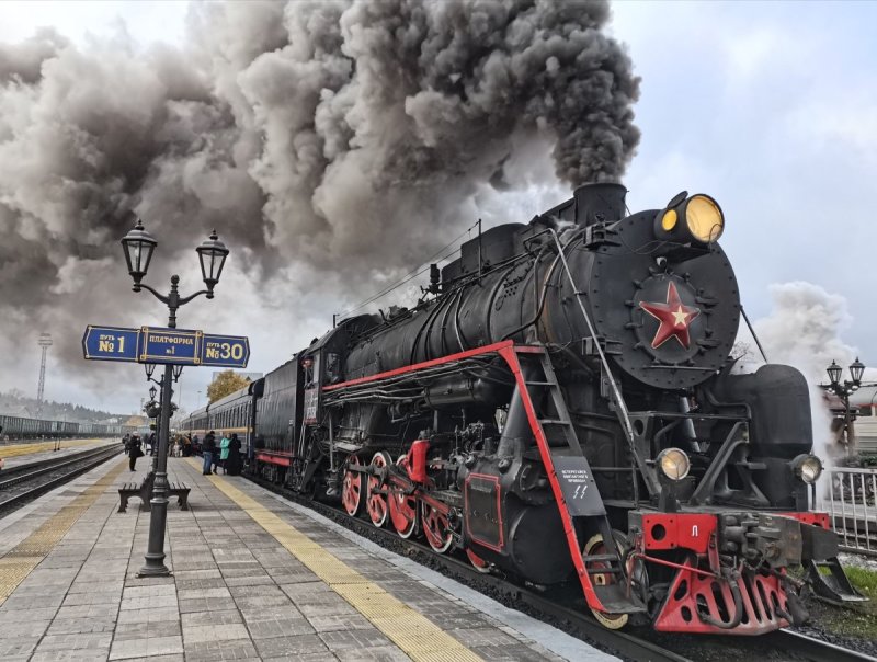 Ретропоезд Рускеальский экспресс