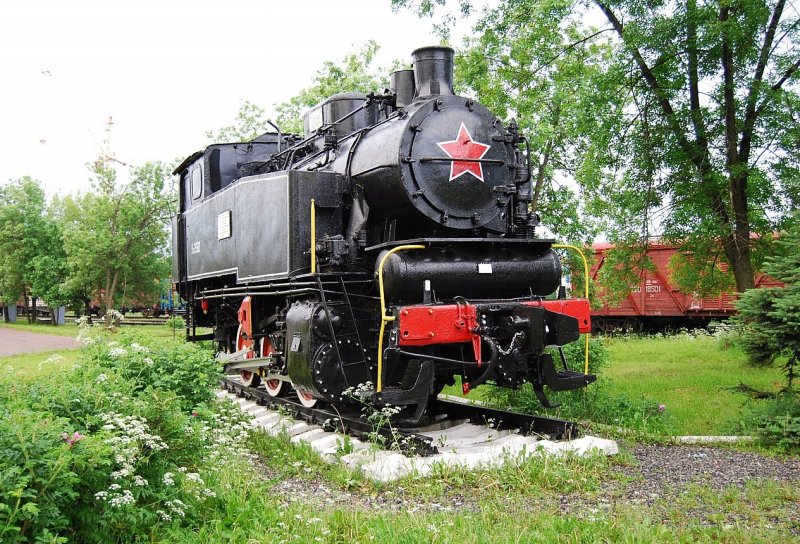 Паровоз-памятник 9п-752 Пермь