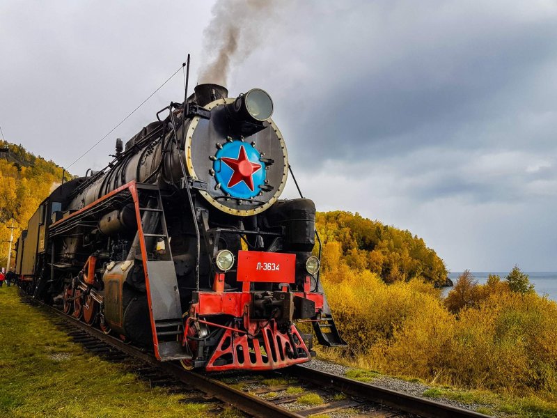 Паровоз Кругобайкальская железная дорога