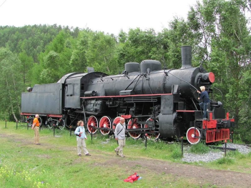 Порт Байкал паровоз