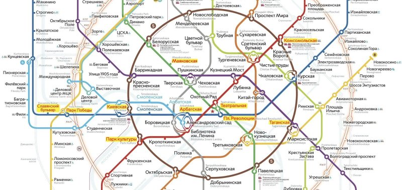 Карта Московского метрополитена схема 2021