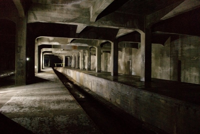 Заброшенное депо метро в Цинциннати