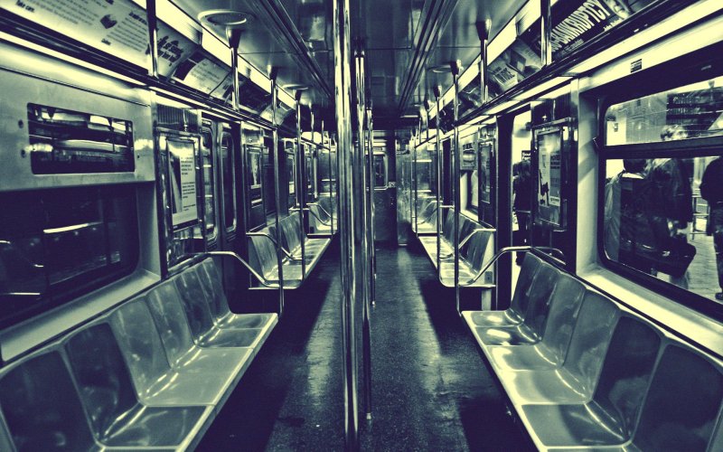 Поезда метро Нью-Йорка 50х