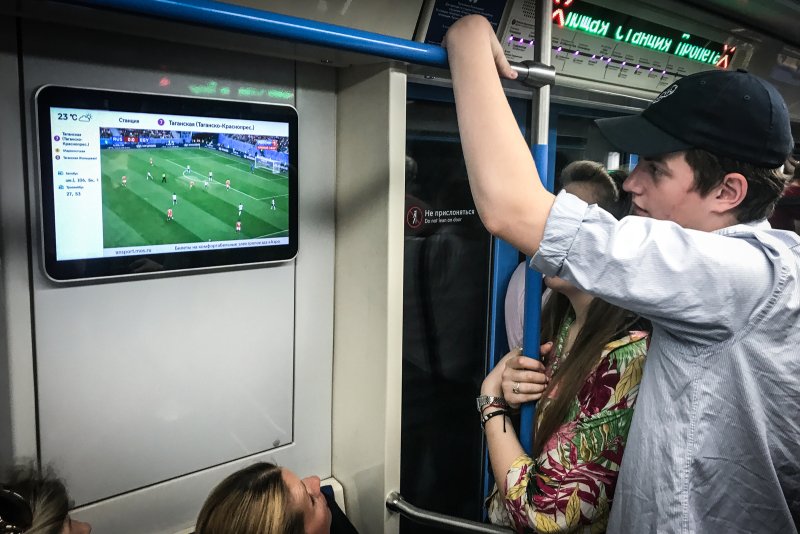 Экраны в метро Москвы