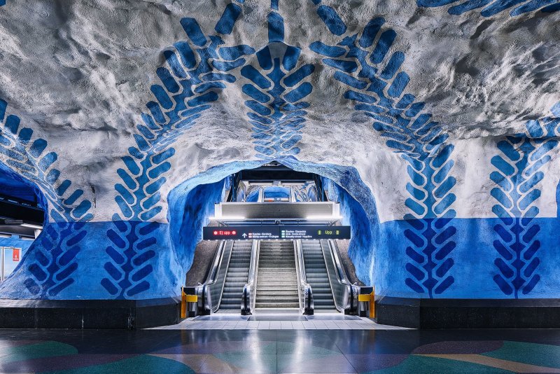Станция t-Centralen в Стокгольме