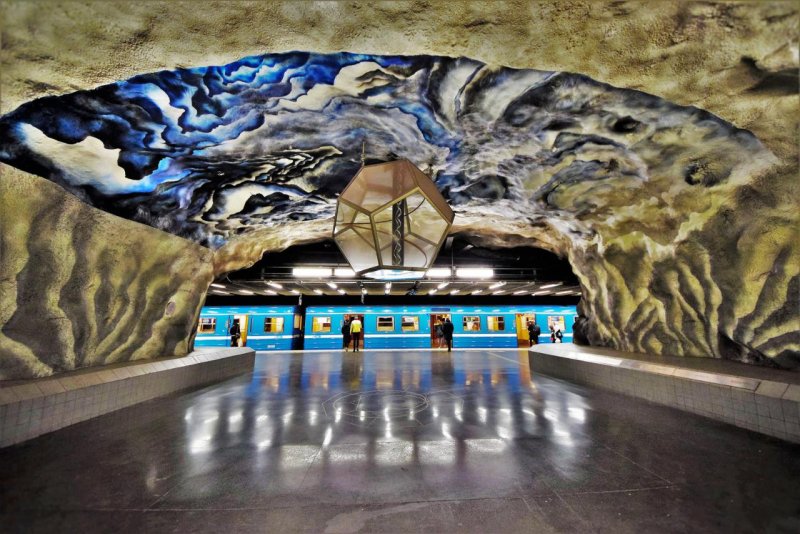 Шведское метро Стокгольма