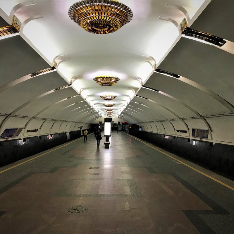Красивые станции метро Минска