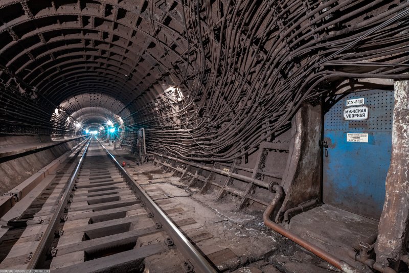 Московское метро тоннель станция